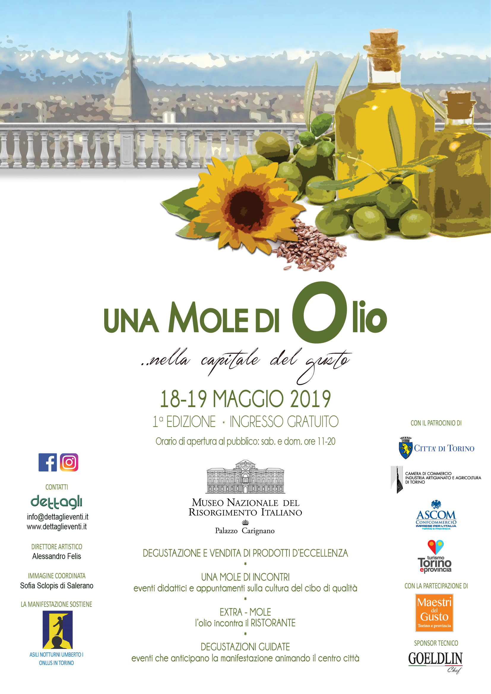 UNA MOLE DI OLIO 2019 - Palazzo Carignano Torino